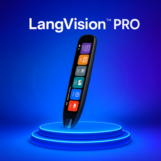 LangVision™ PRO - Inteligentny tłumacz aż 142 języków!