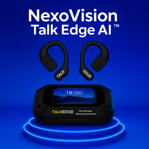 NexoVision Talk Edge AI™ - Bezprzewodowe słuchawki | Tłumaczenie w czasie rzeczywistym