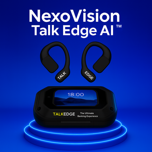 NexoVision Talk Edge AI™ - Bezprzewodowe słuchawki | Tłumaczenie w czasie rzeczywistym